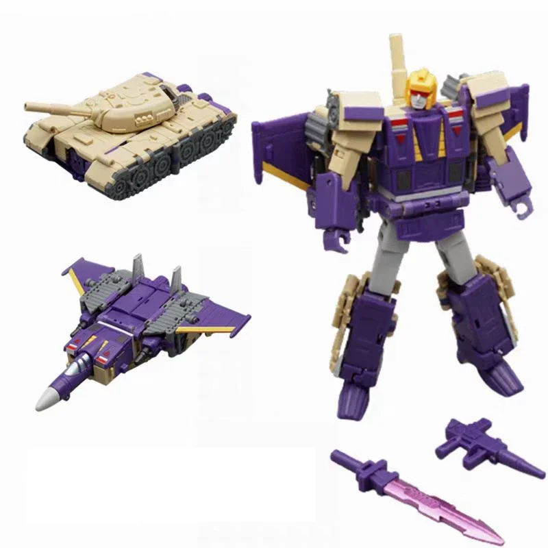 In Stock MFT MS28 MS-28 Blitzwing Thunderbolt Transformation Mini Pocket Action Figure Robot Model Collection Deformed Toys Gift