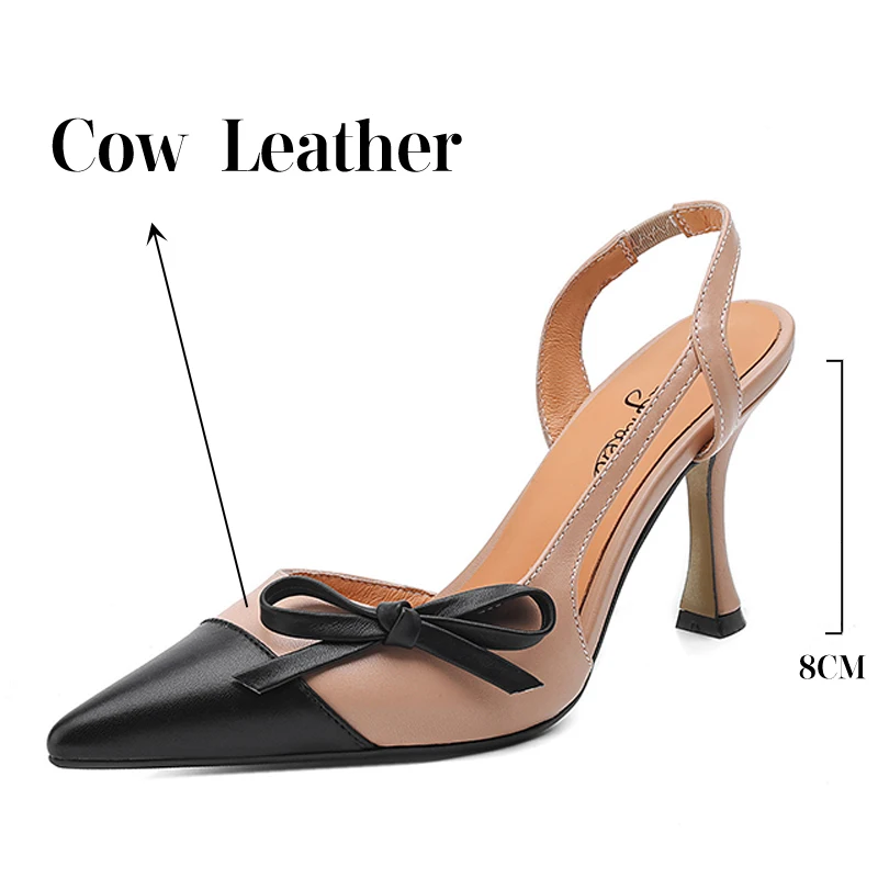 TULING JUN 2024 Spring Autumn Classic Color Matching Women's Shoes High Heel Elegant Fashion Workplace Pumps Shoes For Women L