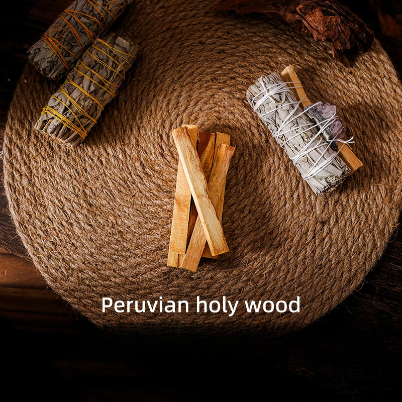 Peruvian Holy Wood Logs Natural Aromatherapy Aura Spatial Magnetic Field Meditation Spiritual Cultivation Fragrance Palo Santo