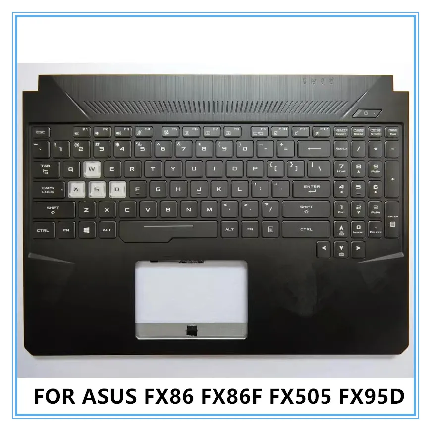 

Новый оригинальный чехол для ноутбука ASUS FX86 FX86S FX86F FX505 FX95D FX95G, верхняя крышка упора для рук с клавиатурой США