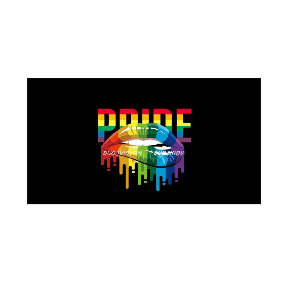 Parade Rainbow Elastic Headband Letter Sweat Absorbing Rainbow Headband Yoga Sports Hairband Headwear Sports Hairband Girls