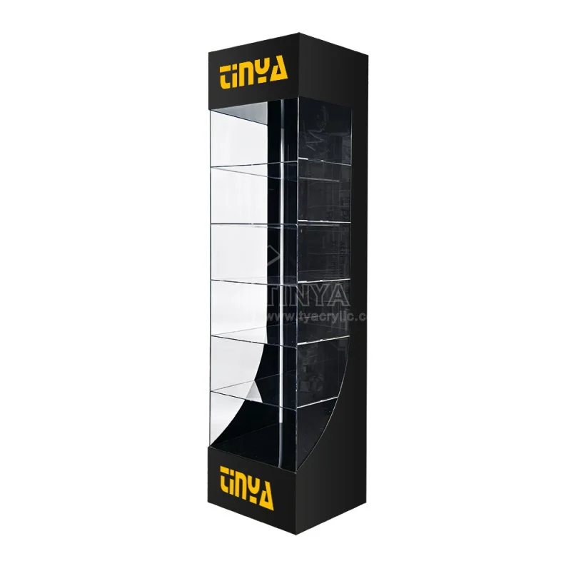 custom.TINYA USA America Display Stand Furniture Rack Floor Display Cabinet Showcase Smoke Shop Convenienc