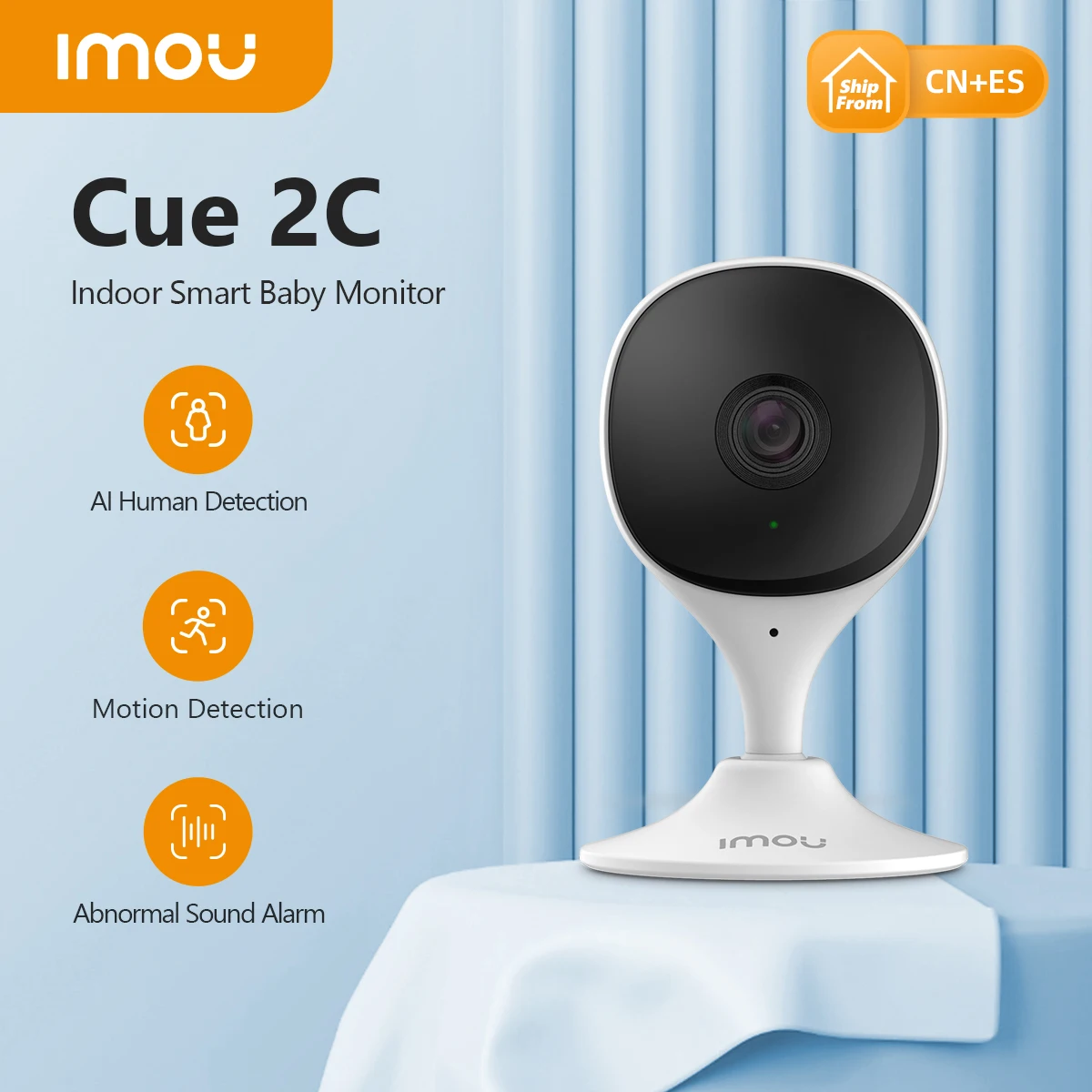 IMOU Cue 2C 1080P Security Action Indoor Camera Baby Monitor CCTV Video Mini Surveillance Wifi IP Camera Night Vision