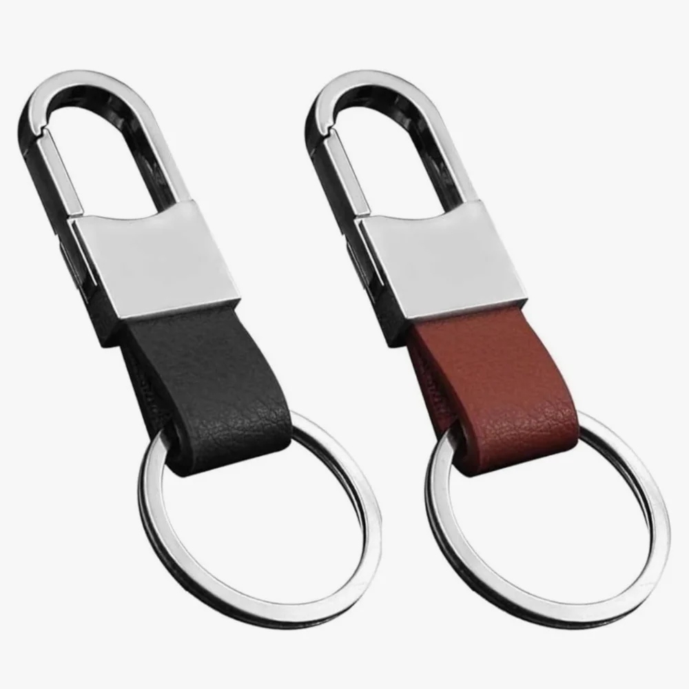 

Car Keychain Personalized Leather Key Chain Splicing Waist Hanging Key Ring Motorcycle Accessories Man Gift Customized Logo