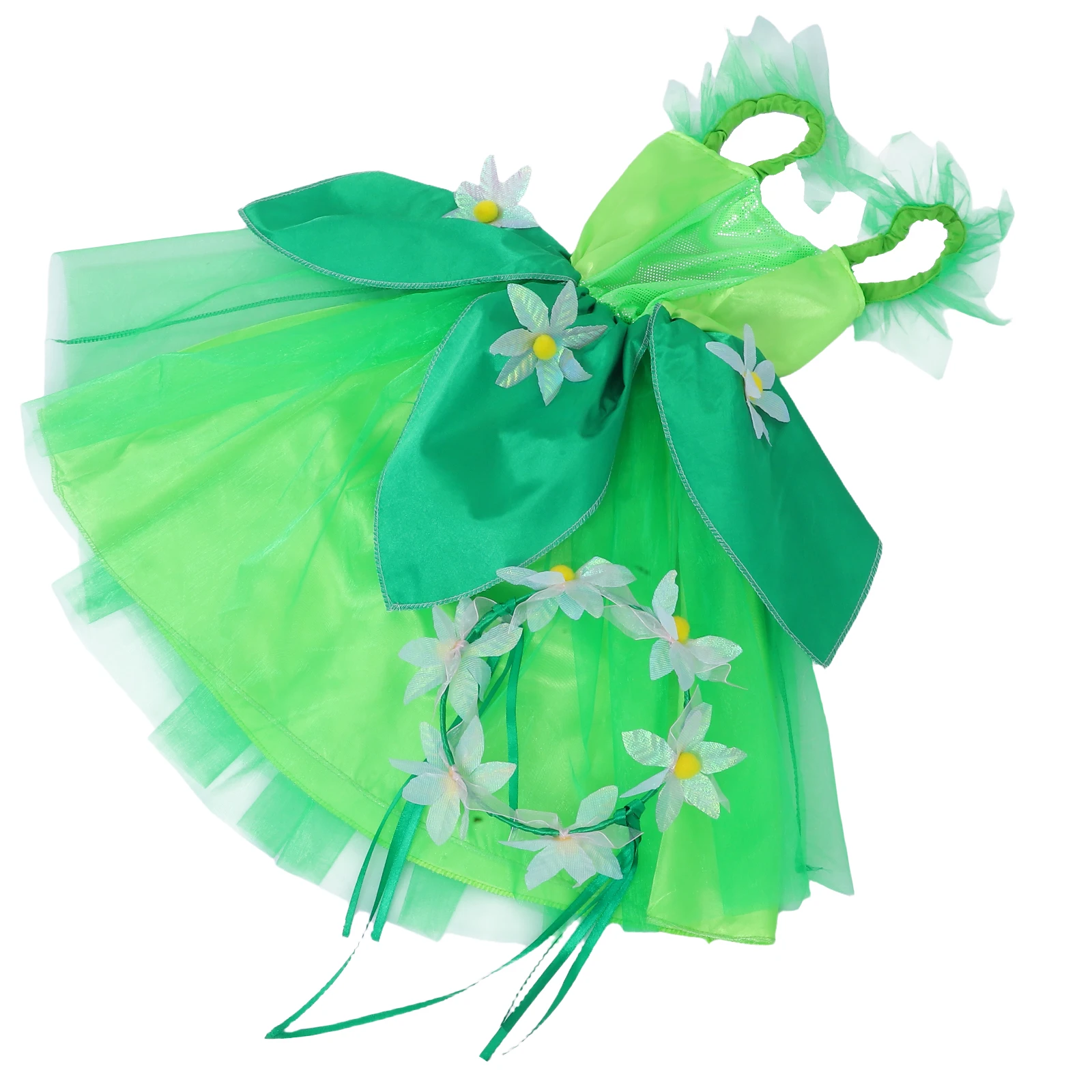

1 set 1 Set Girls Fairy Costume Skirt Kid Performance Outfit Tutu For Holiday Cute Tulle Party Dress Cosplay Costume