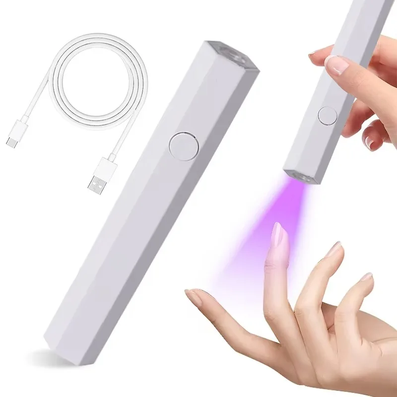 

Portable USB Rechargeable Mini Light Emitting Diode Nail Light Curing for All Nail Gel Nail Tools