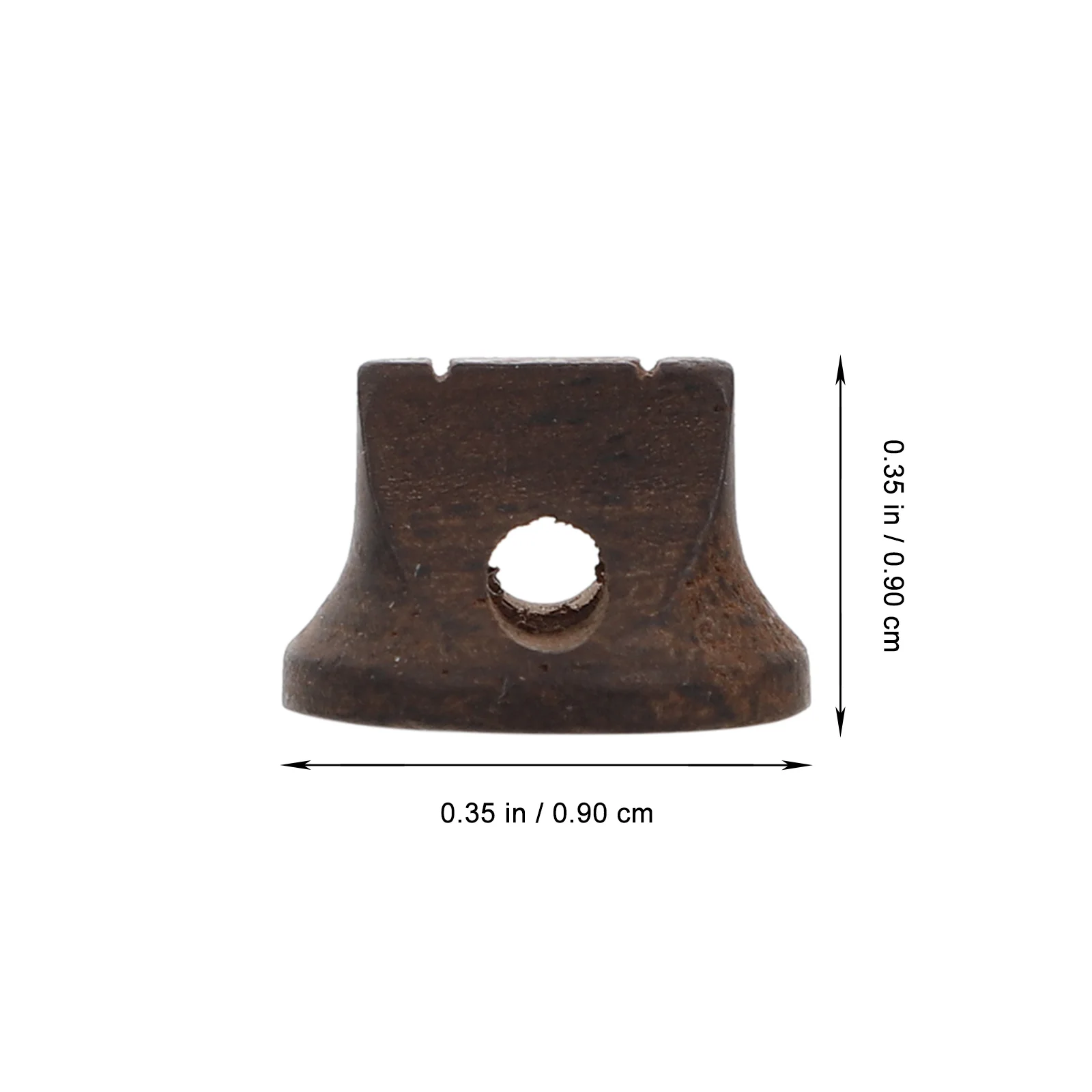 

2Pcs Black Ebony Erhu Bridges Strong Wear Resistant Structure Easy Install Replacement Parts for Traditional Instrument Lovers