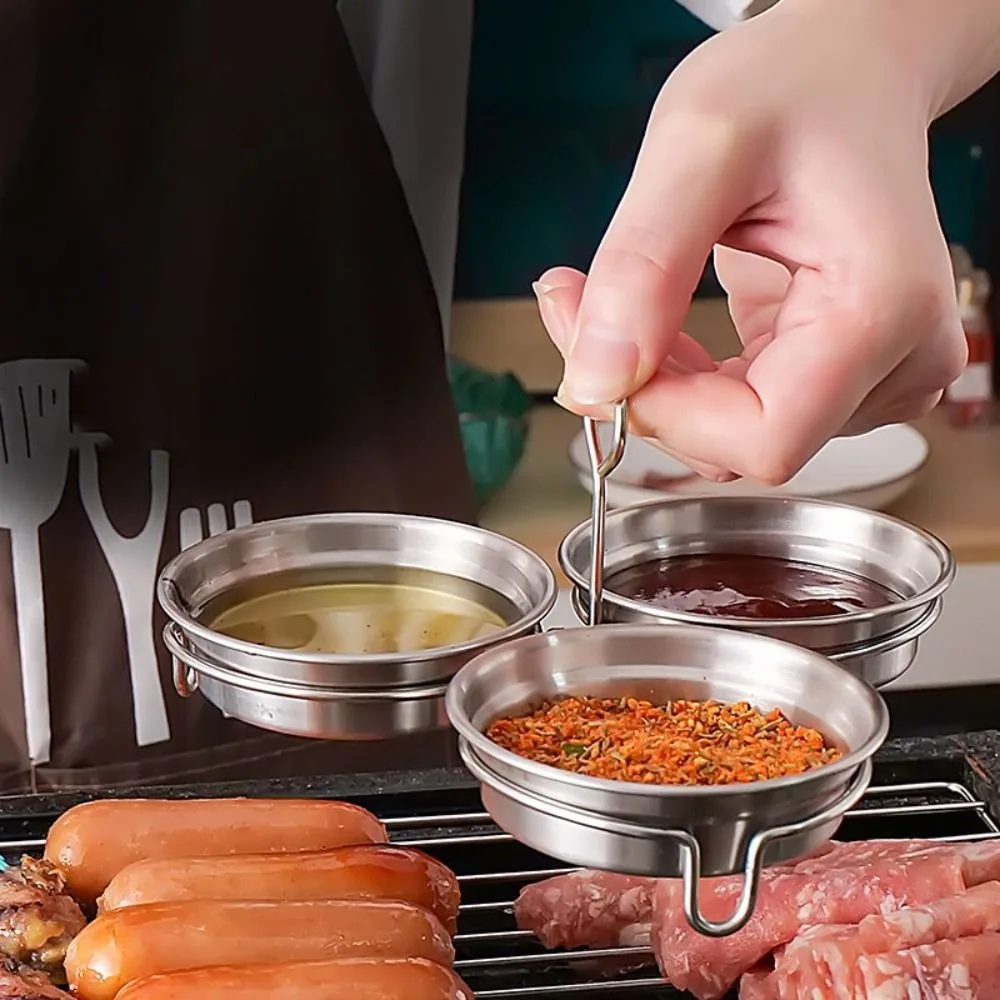

Kitchen Gadgets 3 Cup Egg Poaching Pan with Grab Handle Rust-proof Steamed Egg Mould Stainless Steel Egg Cooker Mold Pudding