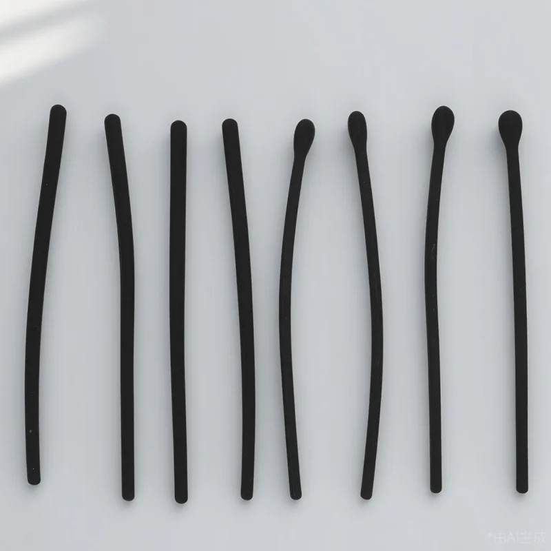 

4Pairs Silicone Eyeglass Temple Covers Comfortable Anti-Slip Fit for Eyeglass Legs Protection Against Friction Stylish Design