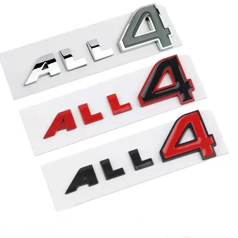 3D Metal ALL4 Door Emblem Badge Sticker Car Decal For MINI Cooper R61 F60 Countryman Paceman