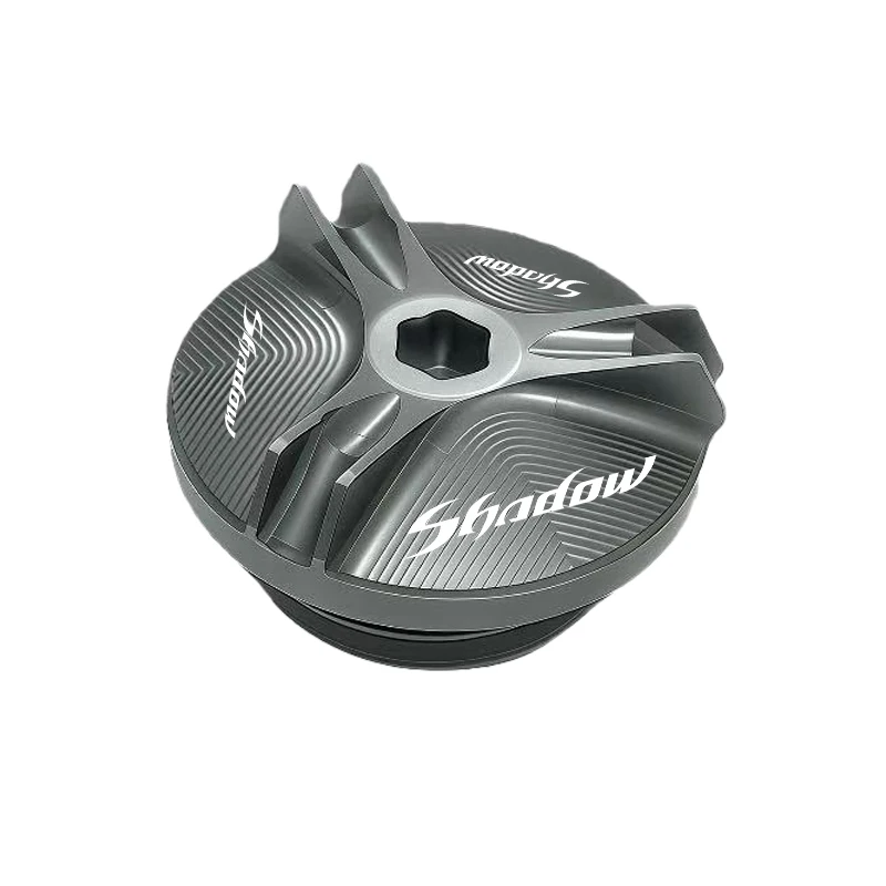 For Honda Shadow VT 400 600 750 1100  engine oil cap bolts fuel filler cap protection accessories view 3