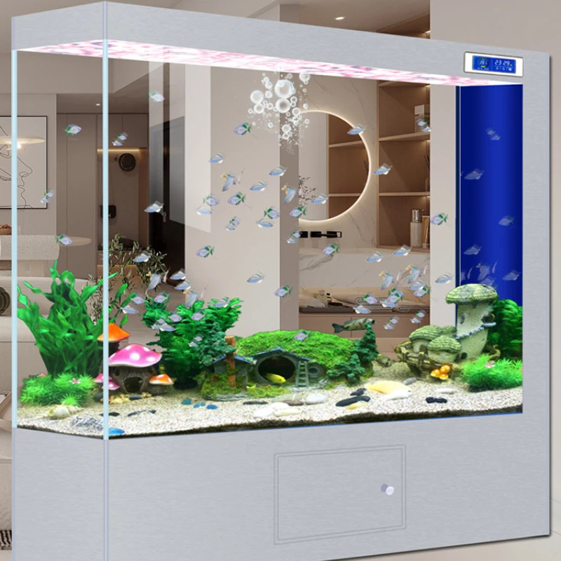 Square Large Change Water Subareas Screens Floor Aquarium