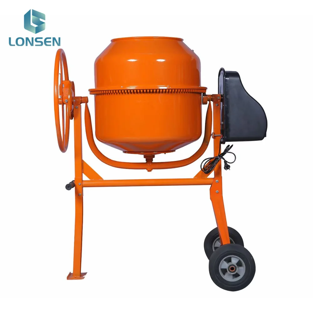 

Small Mini Electric Movable Concrete Cement Mixer