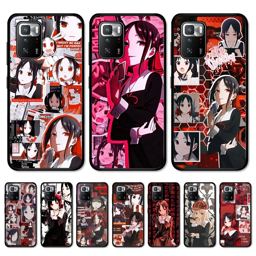 Kaguya Sama Love is War Phone Case For Redmi Note 4 X 5 A 6 7 8 T 9 9S 10 11 11S 11Epro Poco M3 pro