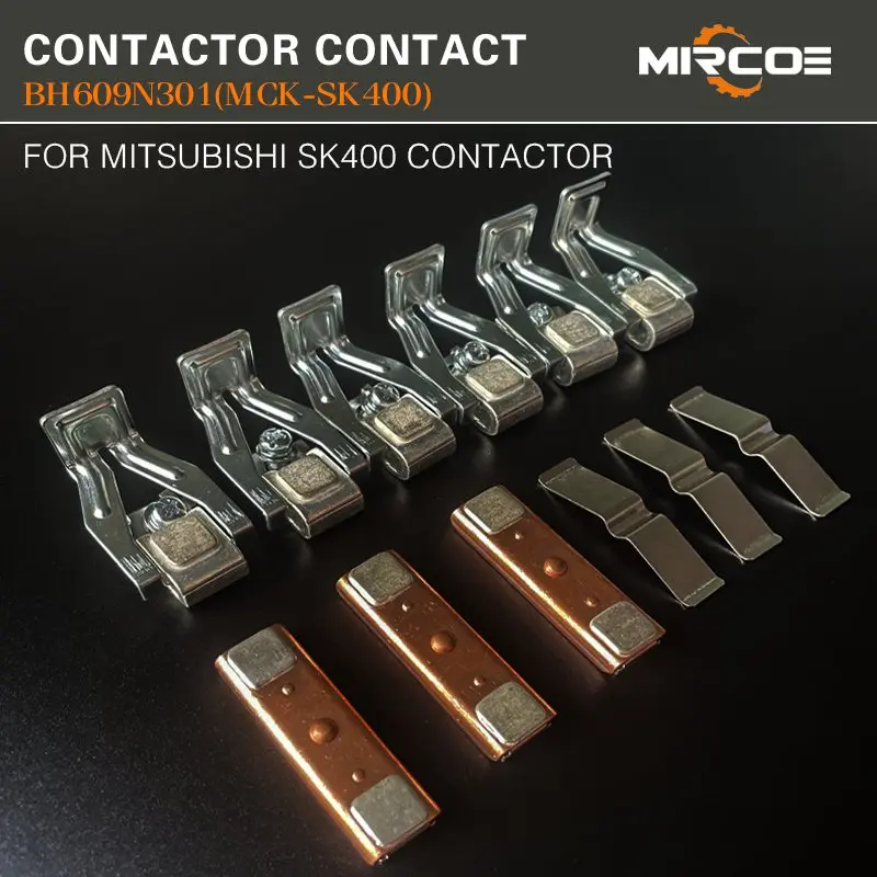 

Комплекты главных контактов и ремонтные комплекты BH609N301 для контактора Mitsubishi S-K400