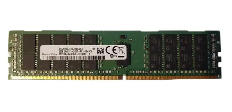 

original 100% authentique 32GB DDR4 REG 2R*4 PC4-2400T M393A4K40CB1