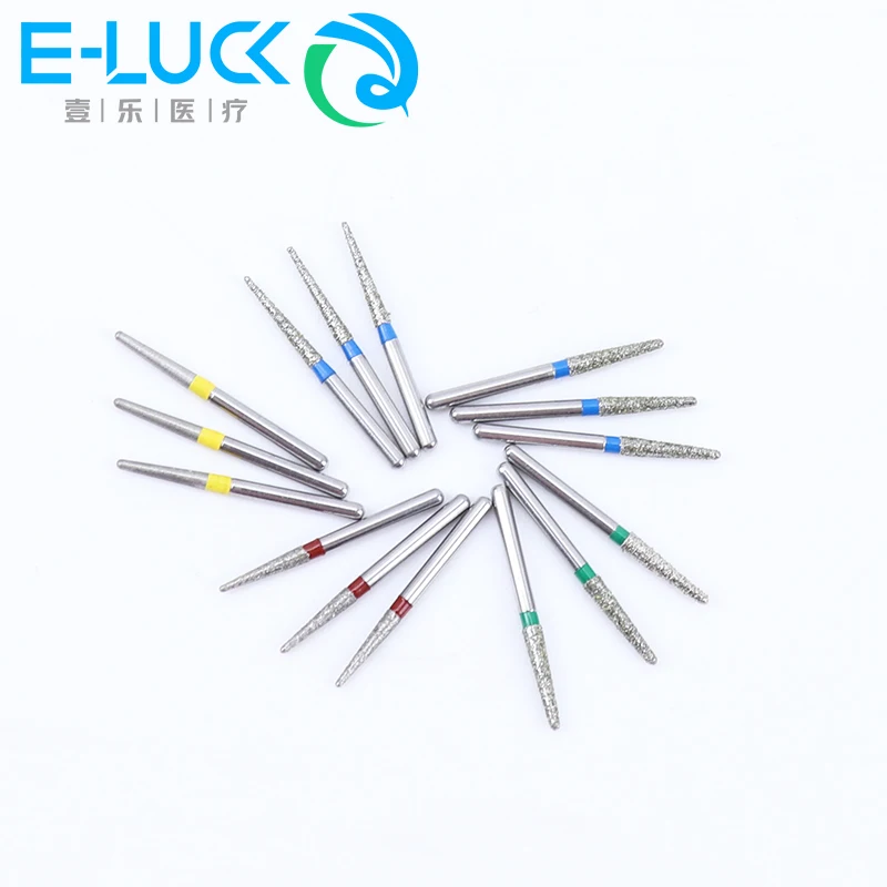 5Pcs TR Series Dental Diamond Burs FG 1.6mm Dentist Polishing And Grinding Teeth Tools  For High Speed Handpieces