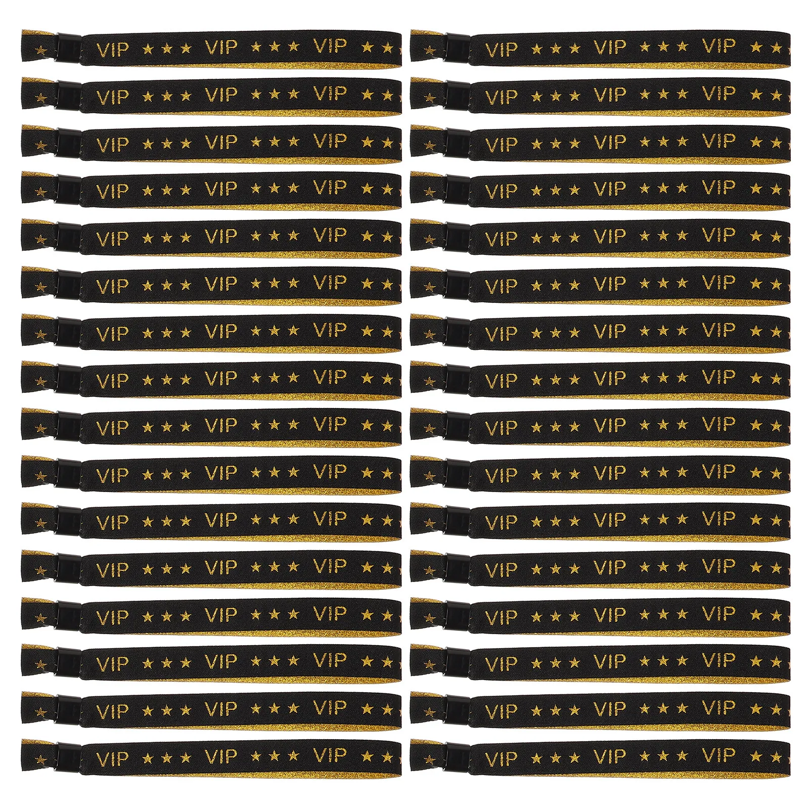 

50Pcs Identification Wristbands Polyester Comfortable Event Wrist Straps Vip Party Bracelets Concert Festival Cloth Wristbands
