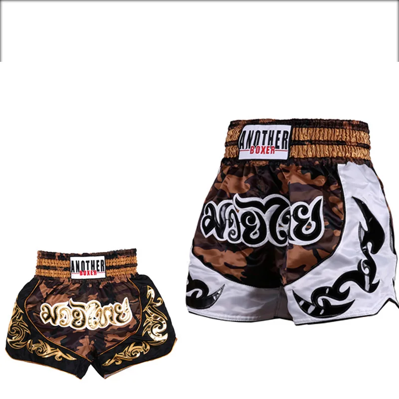 Donna uomo Fight Training Boxer Pants Loose Muay Thai Shorts per bambini adulti attrezzatura da boxe ventilare pantaloni da allenamento MMA