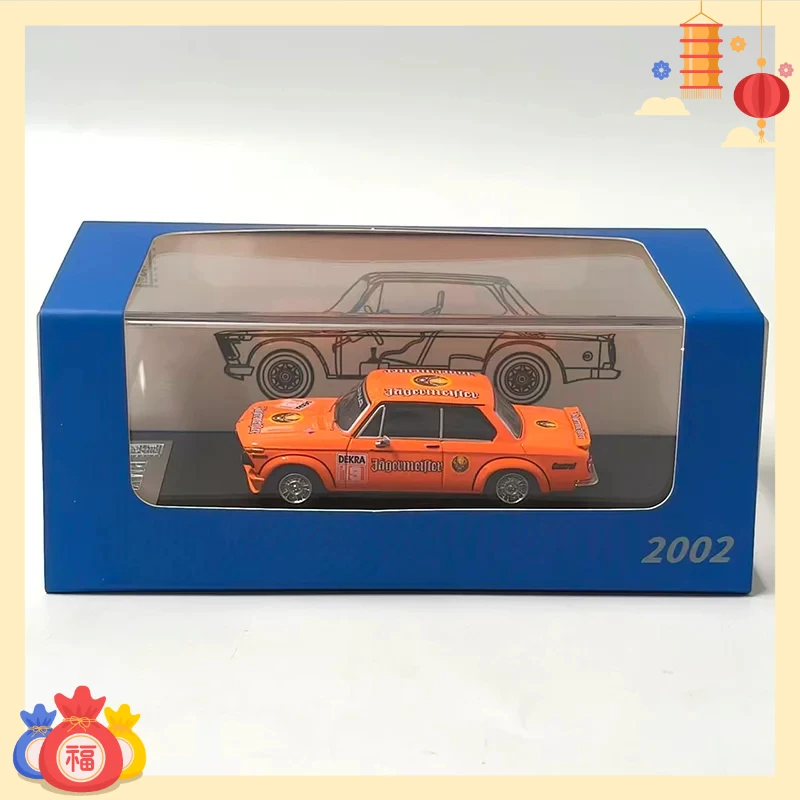 

YS 1:64 Scale 2002 Orange Alloy Car Model Static Collection Decorated Souvenir Gift Hobby & Toys