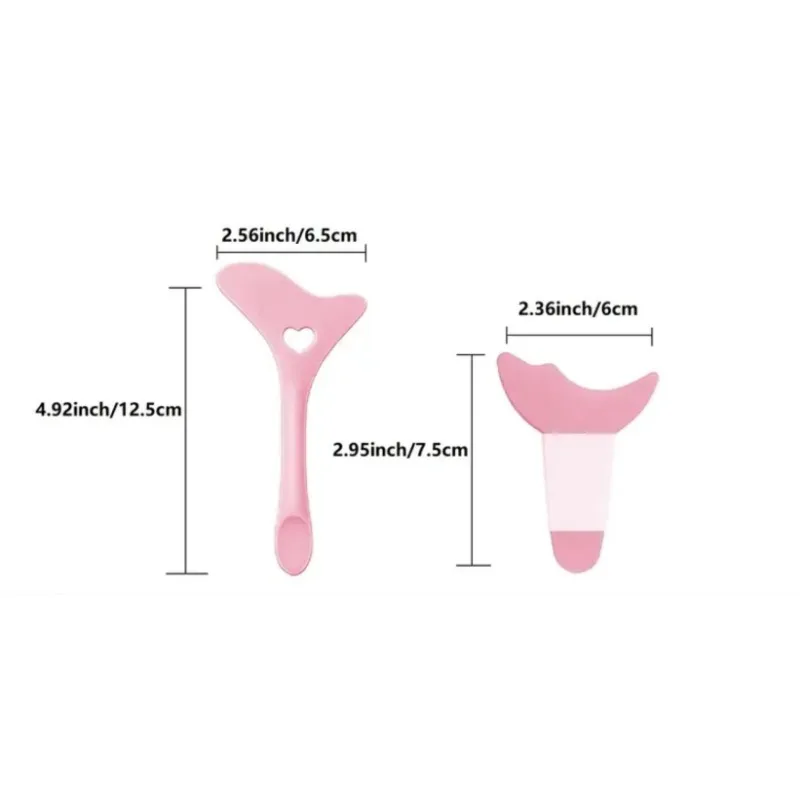 2 個セット多機能再利用可能なアイステンシルアイメイクアップ補助ツールまつげアイシャドウアイライナーアプリケーターガイドツール