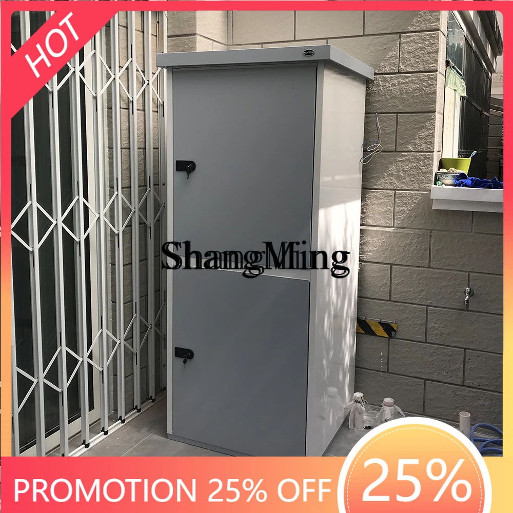 

FG good-looking outdoor washing machine dryer cabinet stacked and discharged drum rainproof, sunscreen and moisture proof