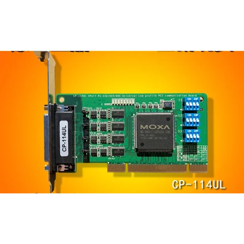 

Mosa MOXA CP-114UL 4-port RS232 422 485 multi-serial card PCI card