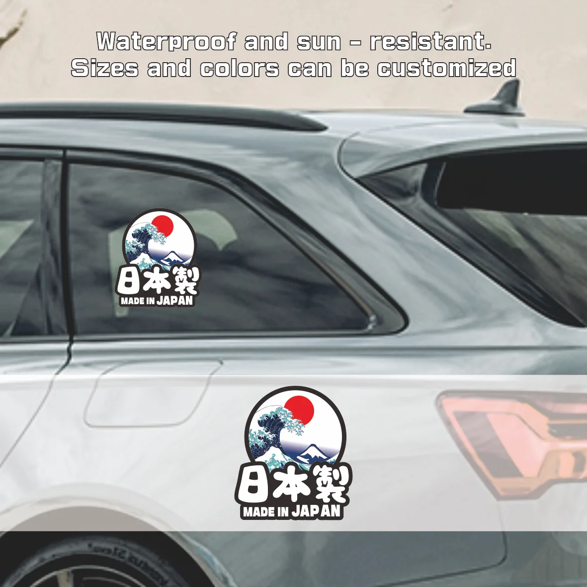 

2pcs Car Styling JDM Reflective Stickers for Toyota Honda Nissan Mazda Mitsubishi YAMAHA Kawasaki Suzuki Motorcycle Decals