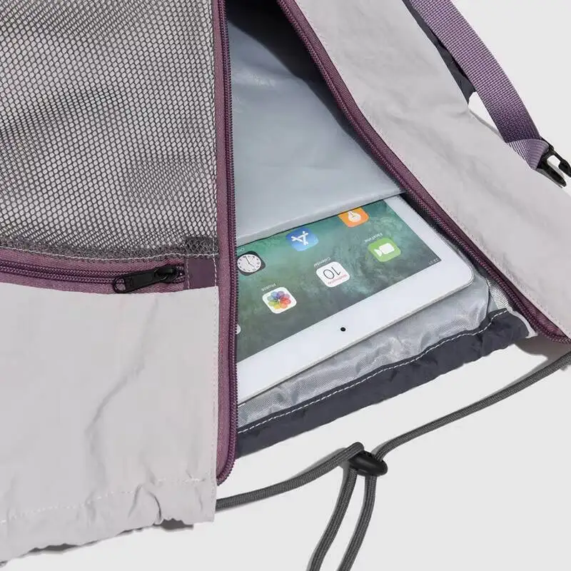 새로운 패션 숄더백 야외 경량 더블 숄더 백팩 세련되고 대용량 통근 가방 초경량 대형