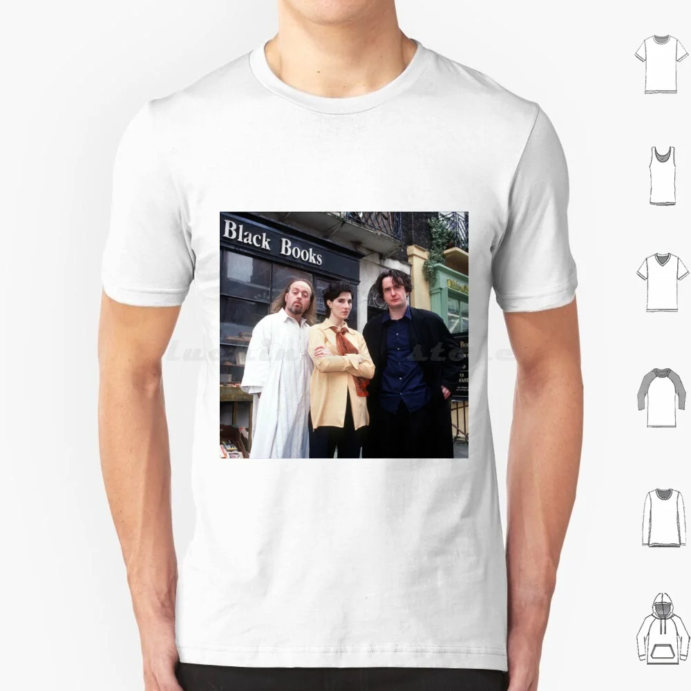 Camiseta de libros negros de algodón para hombres y mujeres, estampado artesanal de libros negros, broma de Bernard Manny Fran, comedia Ha Shop, soporte de Irlanda irlandesa británica