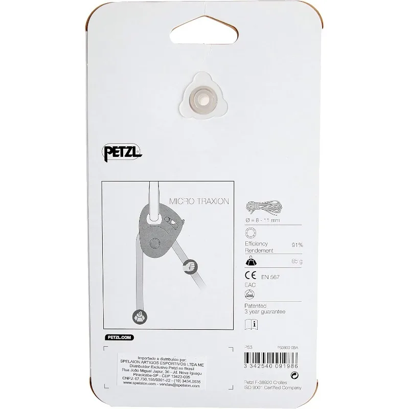 Polia de micro tração PETZL