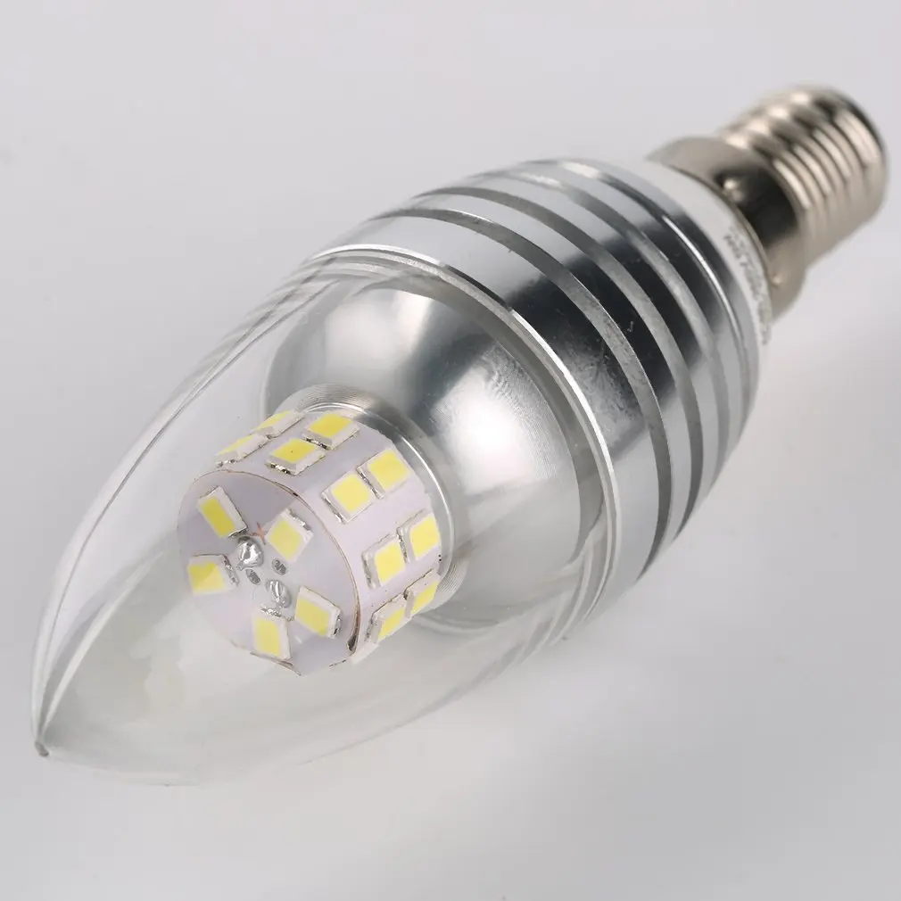 New E14 Pull Tail LED Bulb Light Lamp Cool Warm White Silver LZD-JJ05-2