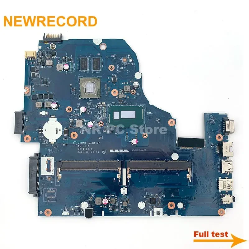 

For ACER E1-572 E1-572G E5-571 E5-571G Notebook Motherboard Z5WAH LA-B162P CPU I7-4510U With GPU 820M 840M 2G 100% Test Work