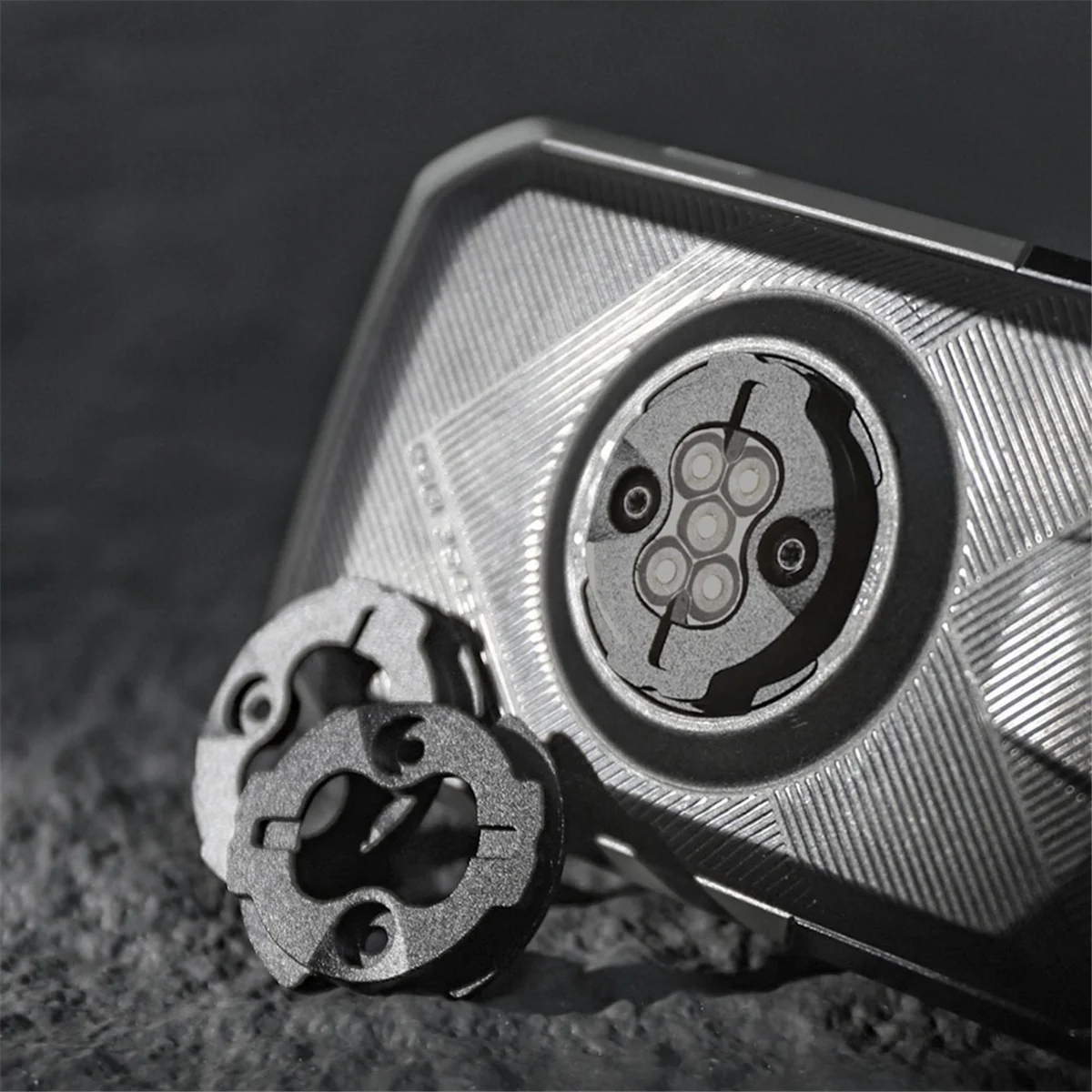 Peça de reparo da base do computador da bicicleta ABJZ para peças de reparo da liga de alumínio da base do computador da bicicleta 1050