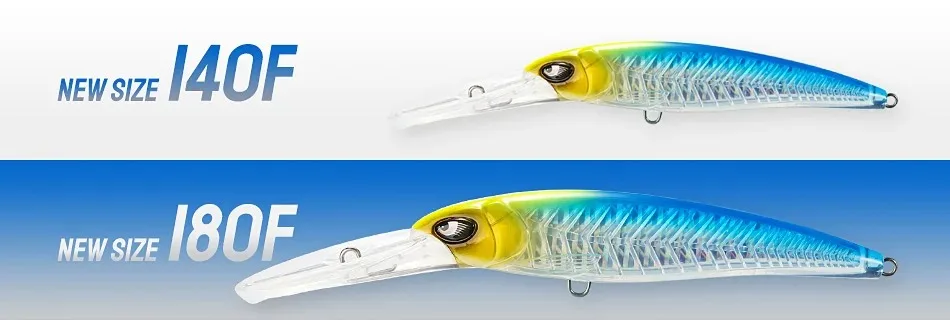 Noeby 2 stücke 47g 94g Tiefe Tauchen Große Minnow Köder Künstliche Wobbler Harten Köder Crankbait Meer Bass hecht Barsch Angelgerät – Detail 2