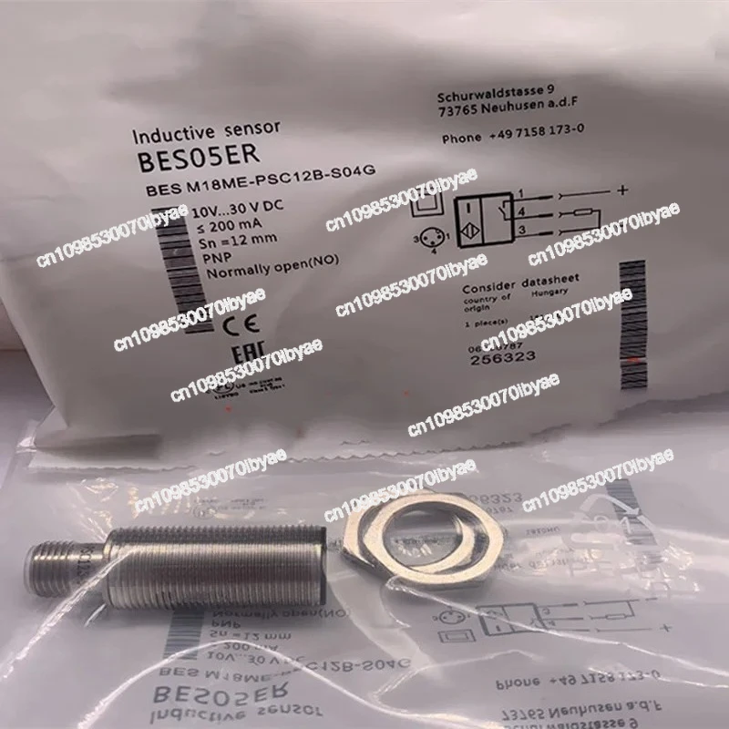 

3Pcs New High Quality Balluff Proximity Switch BES M12MI-NSH80B-S04G