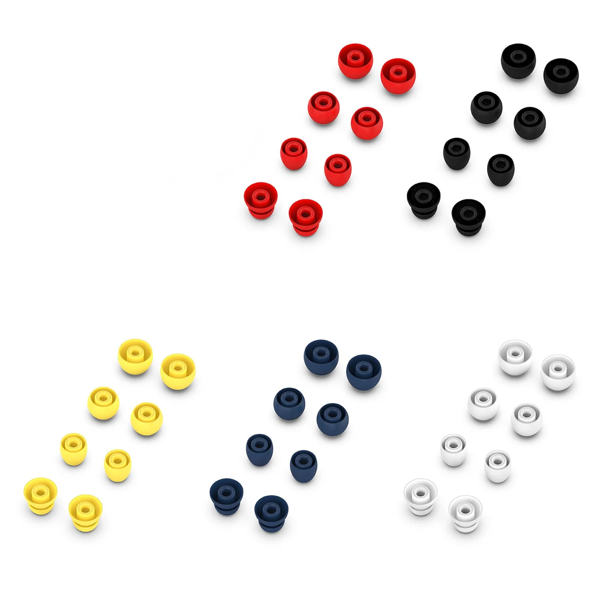 

8 Pcs Earphone Earbuds Cover Tip Silicone for Sleeve Universal Case Red