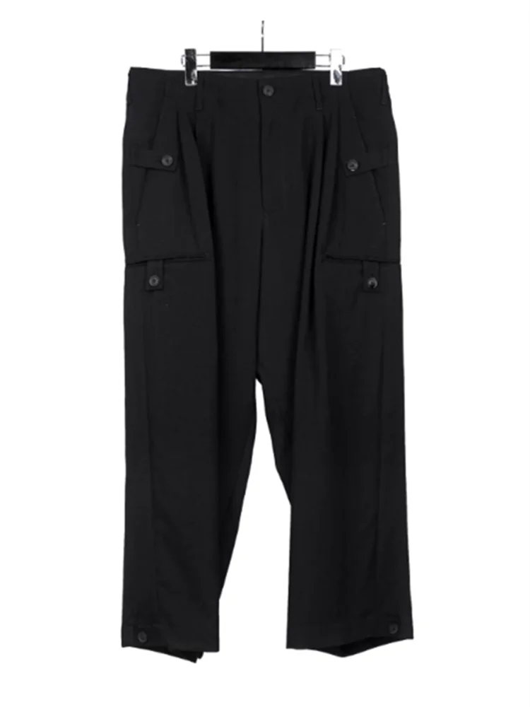 

2026 Men's Slim Business Formal Straight-Tee Loose Casual Long Pants Solid Color Versatile Anti-Stain Anti-Wrinkle
