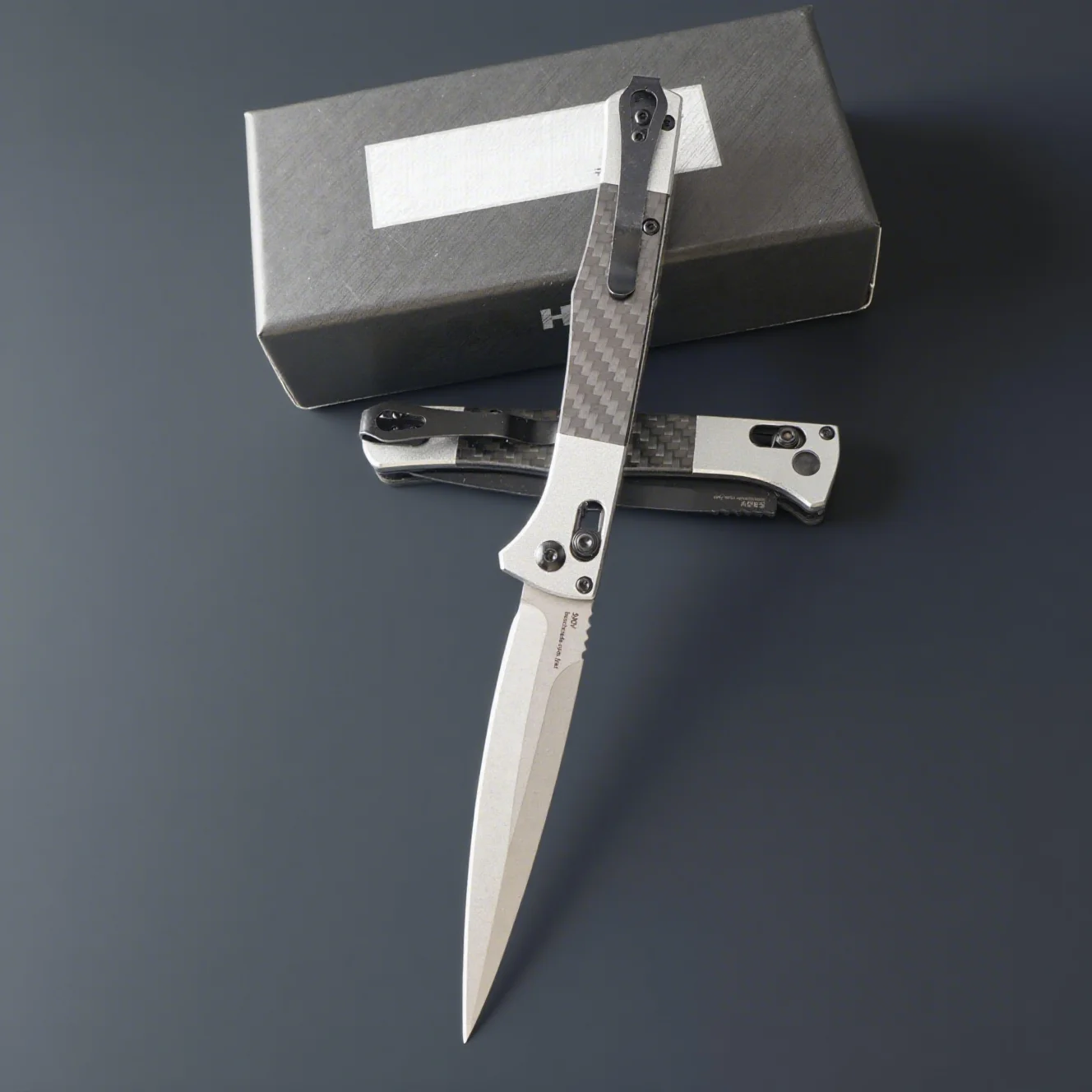 4170BK Кемпинговый нож, суперсталь S90V, 3,95-дюймовое лазерное лезвие, складной нож с алюминиевой ручкой, снаряжение для выживания в дикой природе