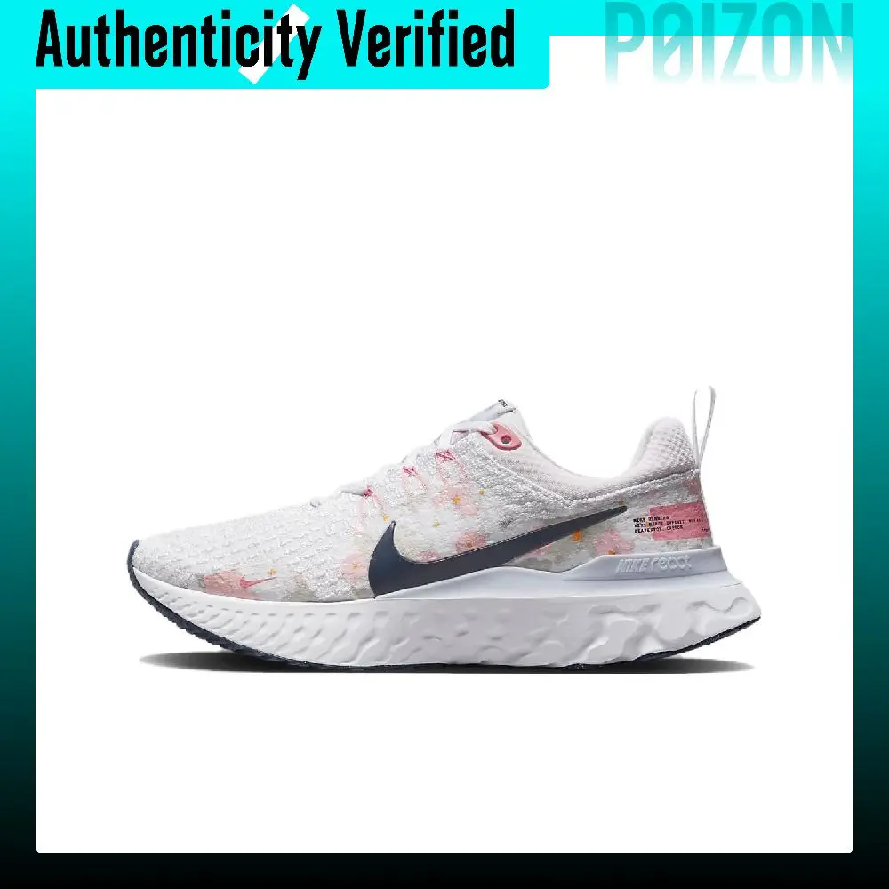 Nike React Infinity Run Flyknit 3 Low top Casual Running Shoes Women's White FD4151-100