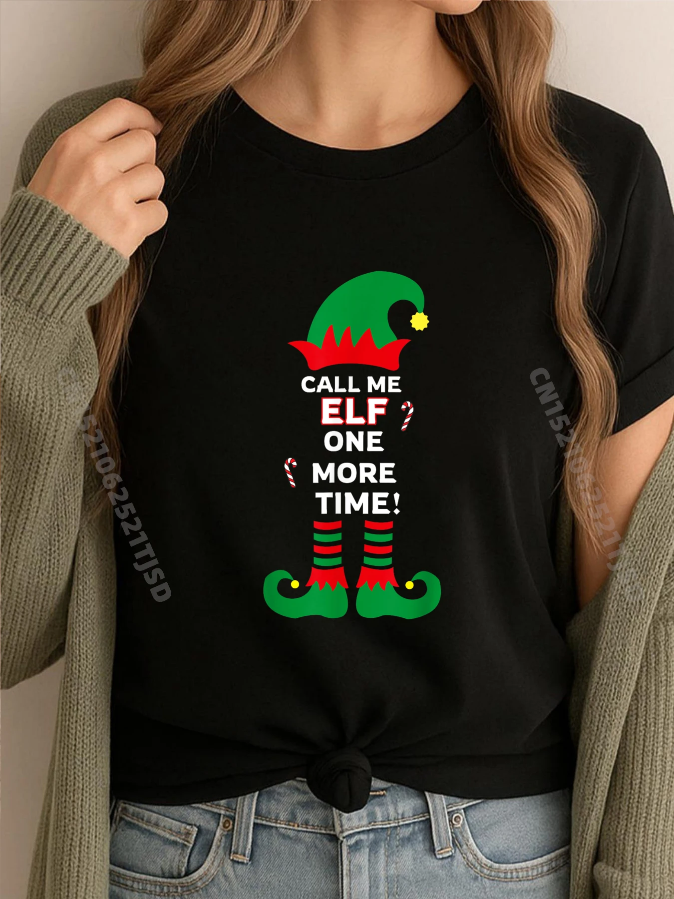 

Call Me Elf One More Time Short People Christmas Luxury Designer Halloween Family