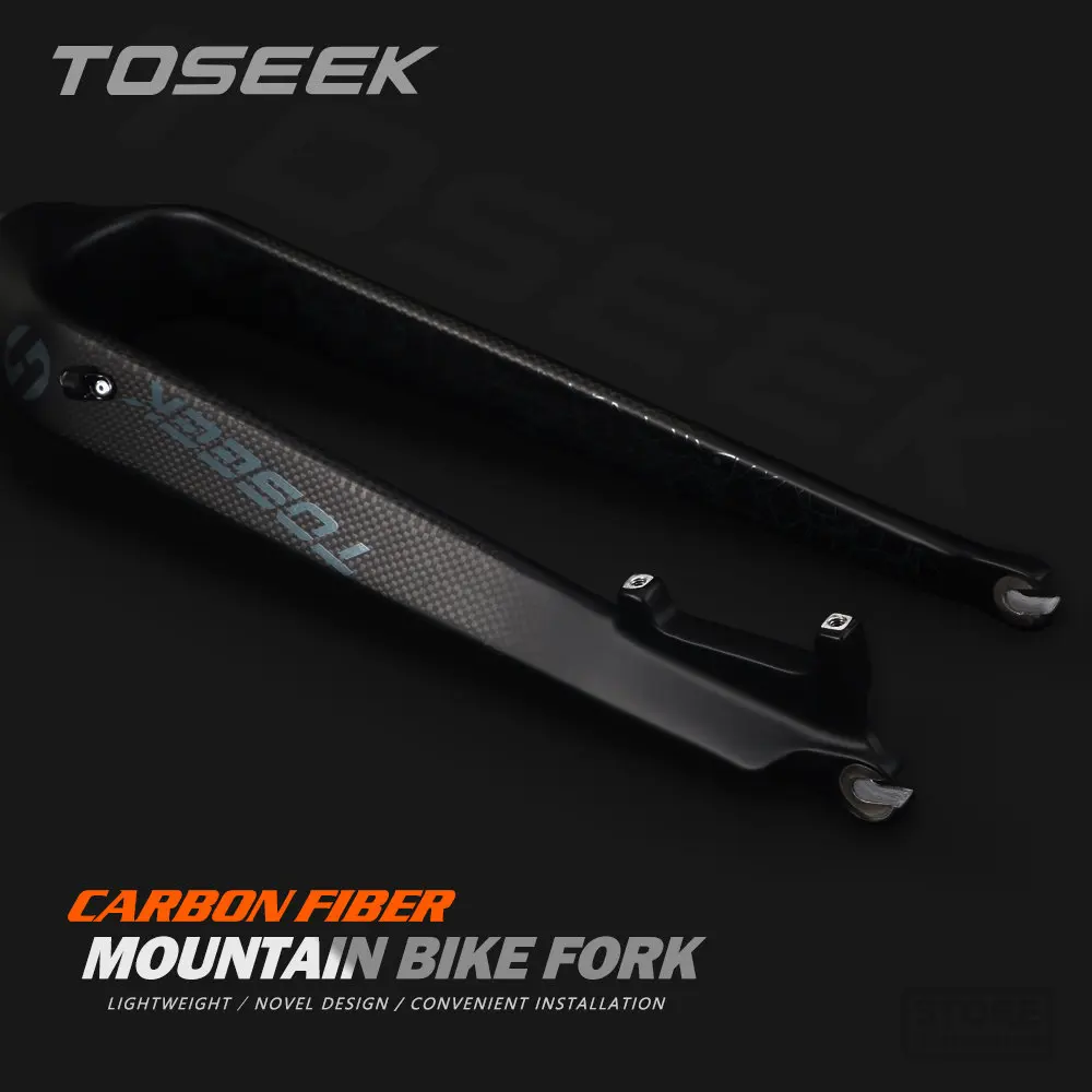 TOSEEK Suspension Bike 29 Bicycle Fork Tapered  Hard  520g Carbon Framework Mtb  Front  For 