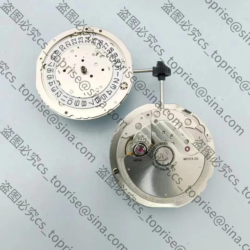Suitable for Movement Accessories 9100 Movement 3/6/9/12 Small Seconds, Three Hands, Calendar Three O'clock
