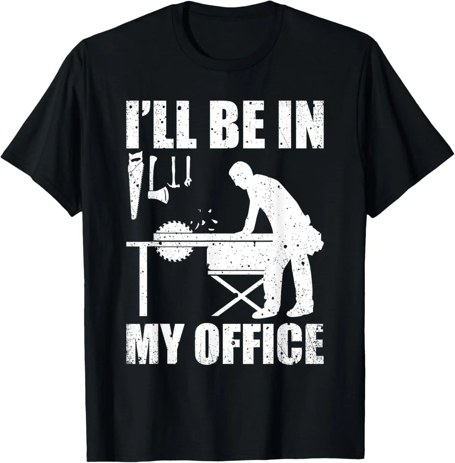 Mens Funny Woodworking Carpenter Carpentry Woodworker Short Sleeve T-Shirt 100% Cotton Trendy Y2K Short-Sleeve Tee – Soft,