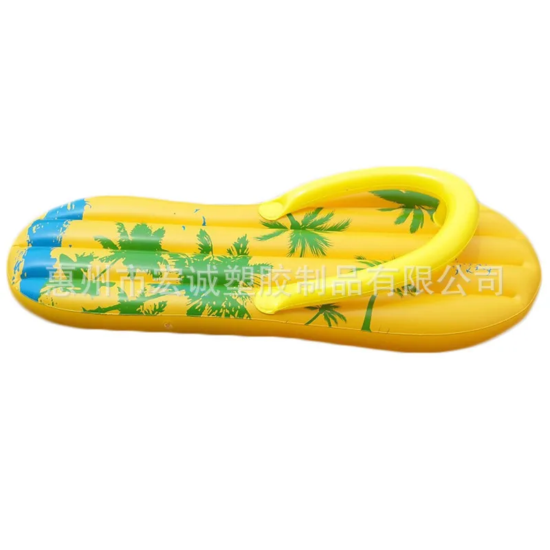 New inflatable adult slippers floating row shoes floating row slippers floating bed