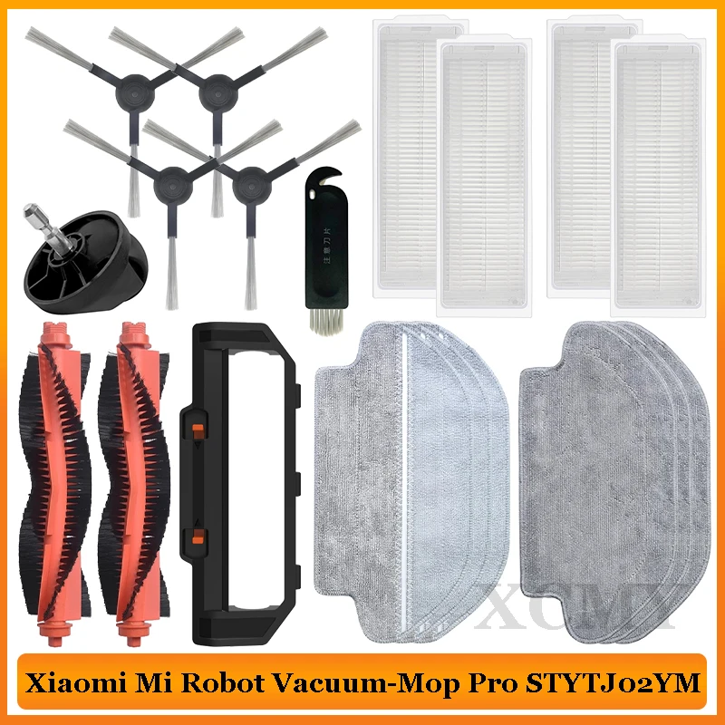 Main / Side Brush Hepa Filter Mop Cloth For XiaoMi Mi Robot Vacuum-Mop Pro STYTJ02YM VioMi V2 V3 SE Conga 3490 3690 Spare Parts