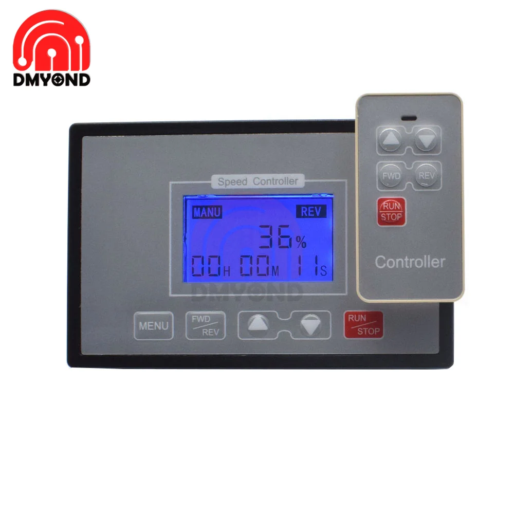 Imagem -04 - Lcd Inteligente Display Digital Controle Remoto sem Fio Controlador de Velocidade do Motor dc Pwm Adjustable 100 Ajustável 12v 24v 36v 48v dc 1055v 60a