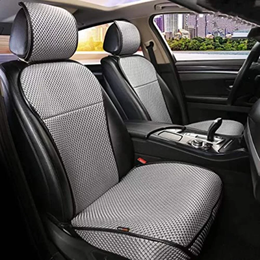 

Luxury Breathable Car Seat Cover Fit Four Seasons Universal Front of Car Seat Cushions Bottom Seat Covers of Full Wrapped Edge