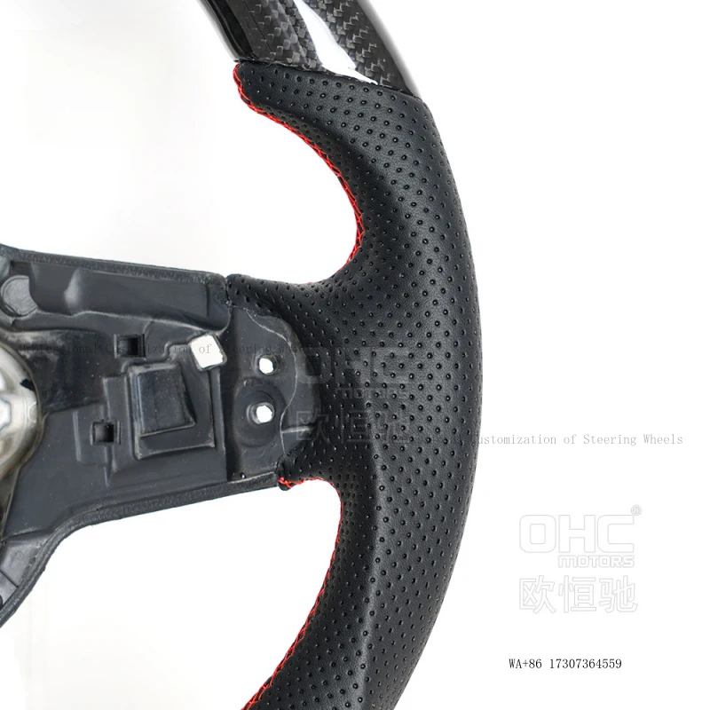 Hot Cross-border bestseller suitable for 15-19 Volkswagen GTI Golf 7 sports matte carbon fiber steering wheel modification