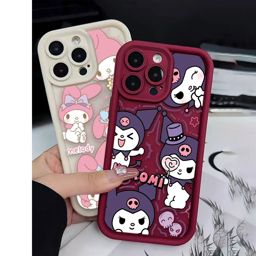 Cute Kuromi My Melody Pochacco Cover Phone Case For Oneplus 11 10R 8T NORD CE 4 LITE ACE 2 3 Google PIXEL 7 8 7A 8A 9 Case Funda